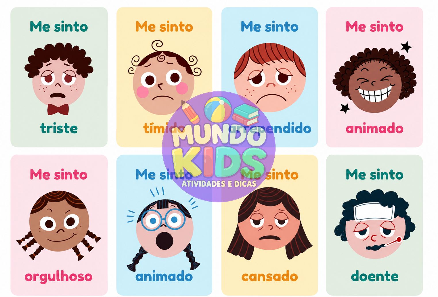 Cards dos sentimetos