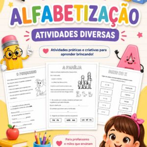 Apostila de alfabetização atividades diversas