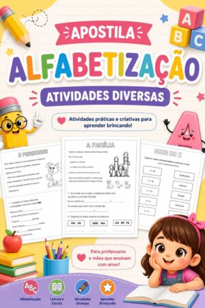 Apostila de alfabetização atividades diversas