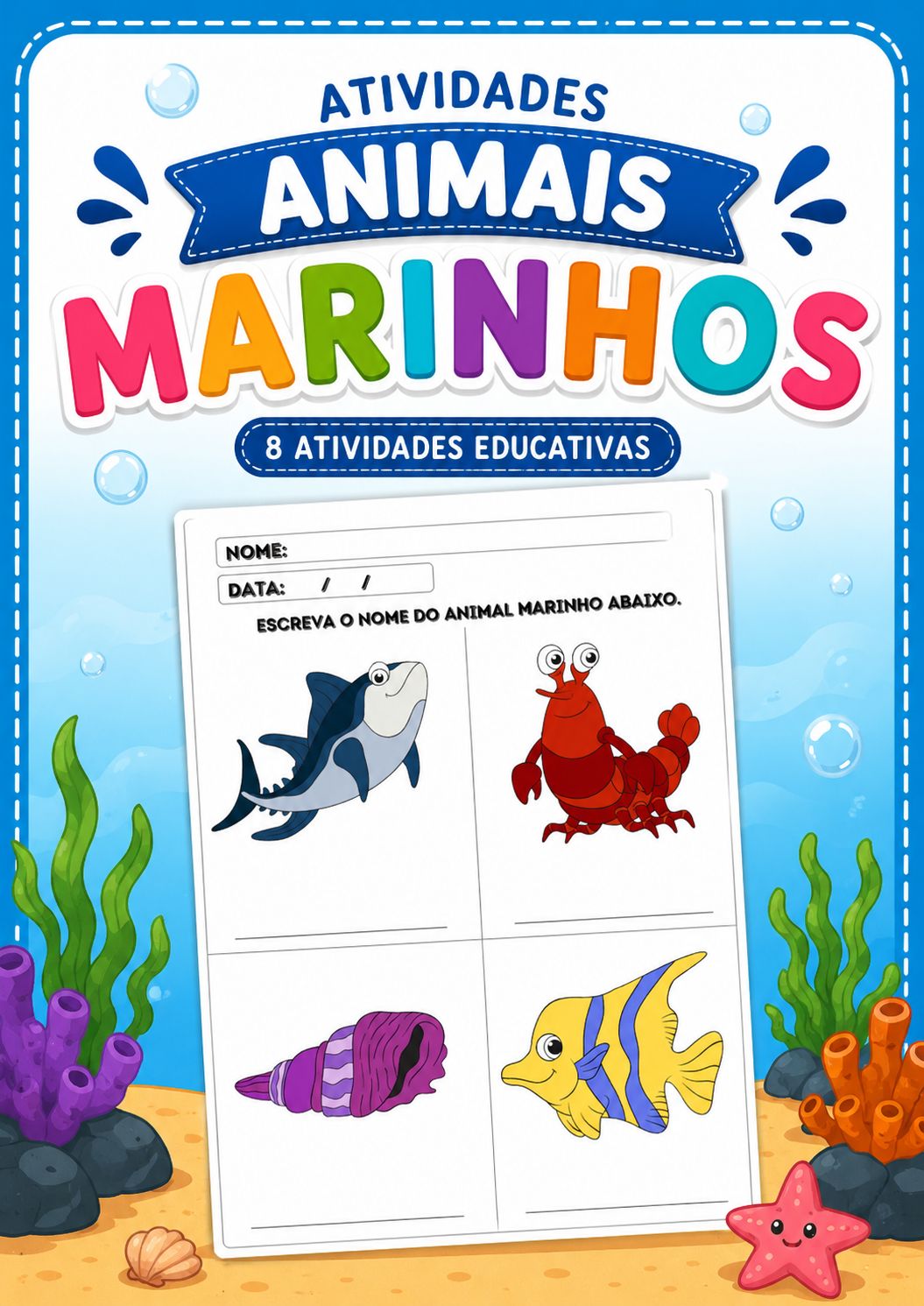 Descobrindo os Animais Marinhos