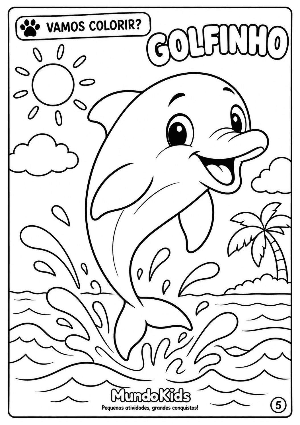 Caderno de Animais para colorir - Imagem 3