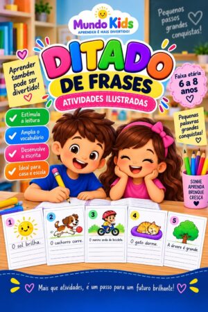 Ditado de Frases – Atividades Ilustradas | 6 a 8 anos